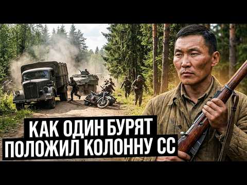 ОДИН ОХОТНИК ПОЛОЖИЛ ИХ ВСЕХ: как бурят разбил немецкую колонну СС