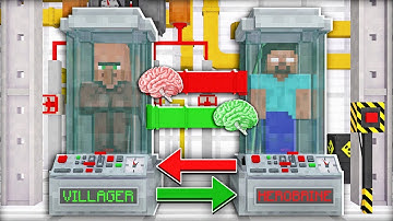 Minecraft NOOB vs PRO: HEROBRINE AND VILLAGER BRAIN EXCHANGE! 100% TROLLING BECAME IN VILLAGE