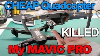 VISUO QUADCOPTER + Battery Mod Upgrade + Crashes + Killed MAVIC PRO