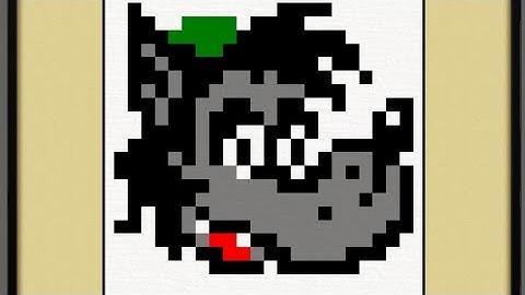 Colored Nonogram | Puzzle 8 - 22 x 20 | Wolf