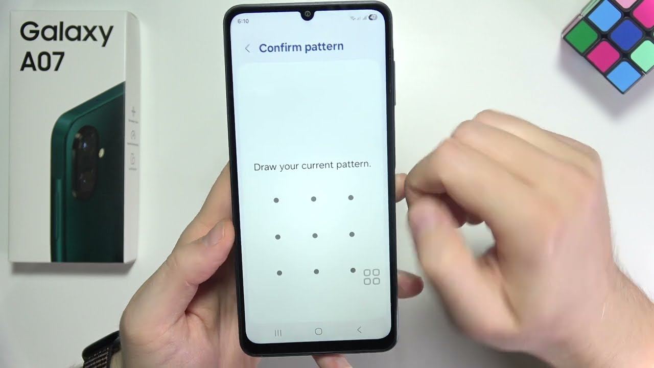 Samsung A07: All Screen Lock Methods
