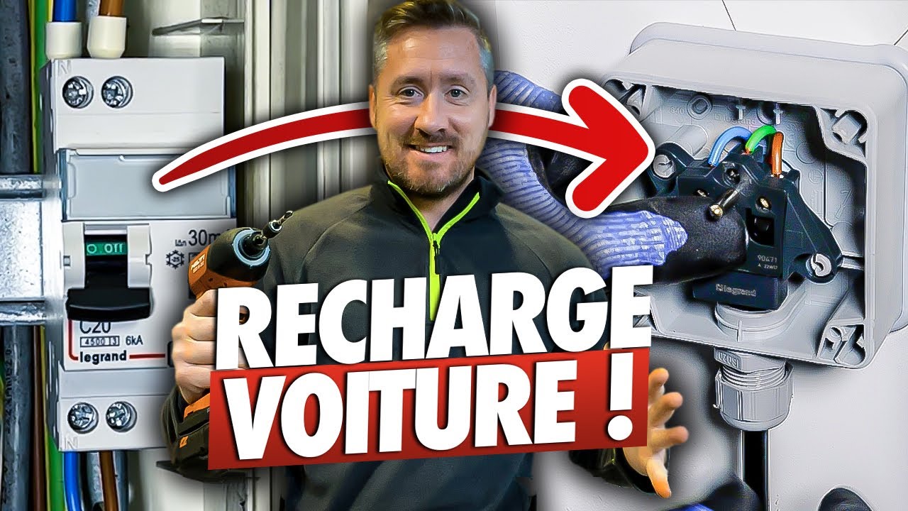 COMMENT POSER UNE PRISE ET DISJONCTEUR DIFFÉRENTIEL ? (Recharge voiture électrique)