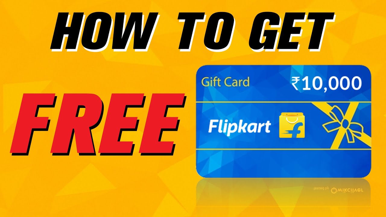 Free Flipkart Gift Card Code Generator - wide 8