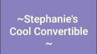 ~ LEGO Friends : Stephanie's Cool Convertible - 3183 - Set Instructions ~