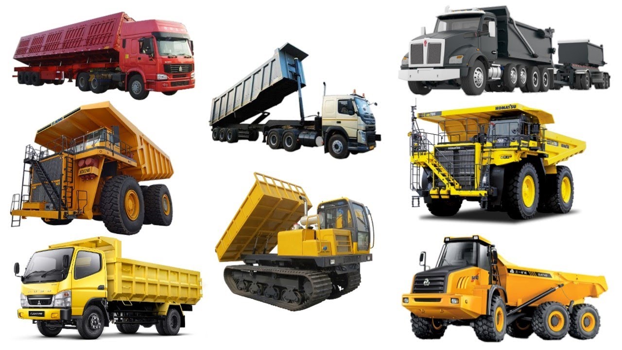 Jenis-jenis Dump Truck dan Kegunaannya | Articulated Dump Truck, Rigid ...