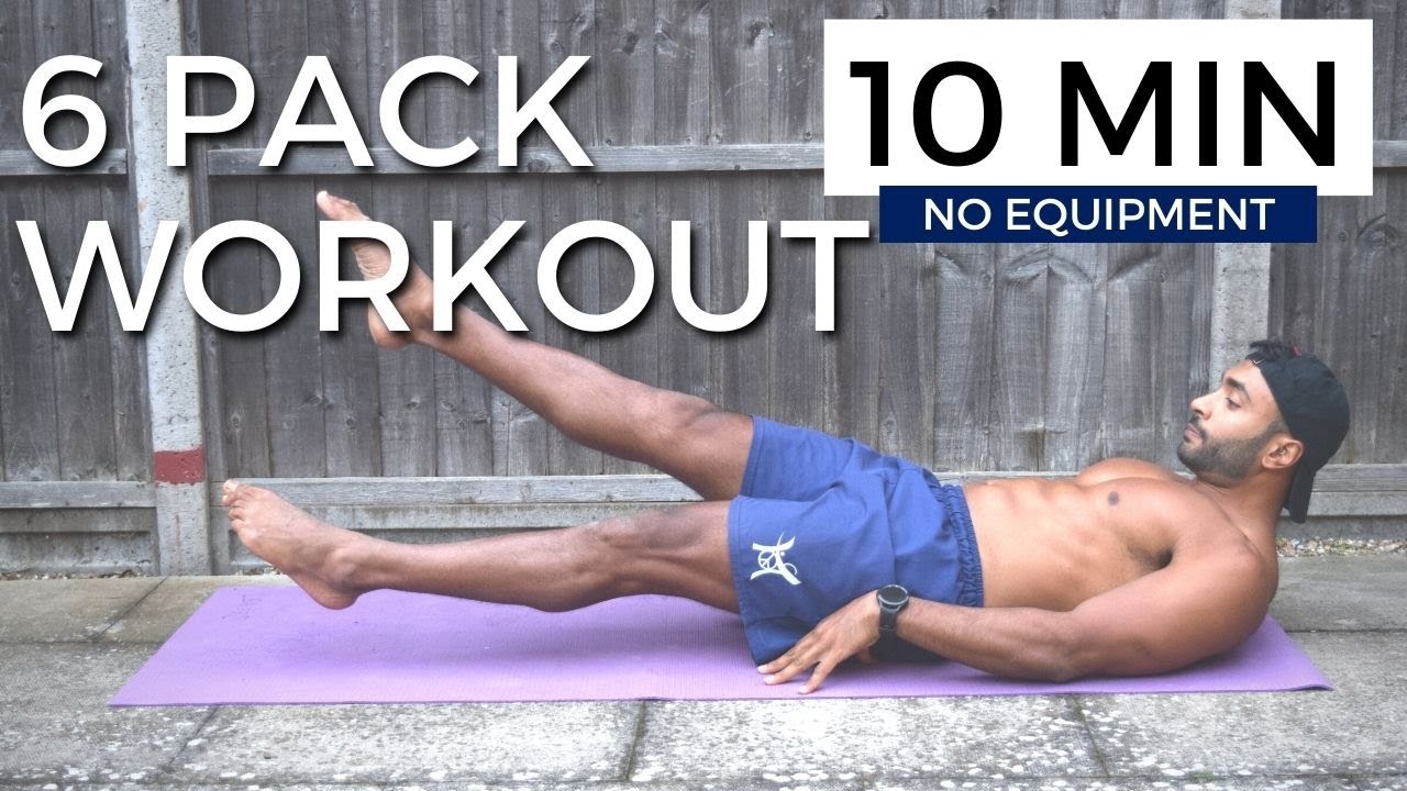 10 MIN 6 PACK AB WORKOUT (No equipment) Home Workout YouTube