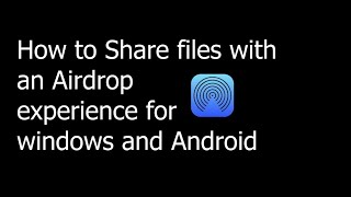 How to share files with an Airdrop experience for windows and android ( Snapdrop) screenshot 5