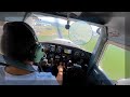 Cessna 152 flight training  landing and takeoff 