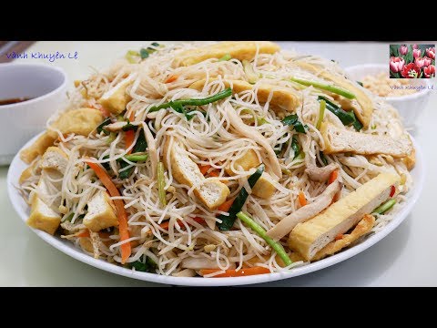 Video BÚN GẠO XÀO CHAY- Bí quyết Xào Bún Gạo KHÔNG dính... - youtube