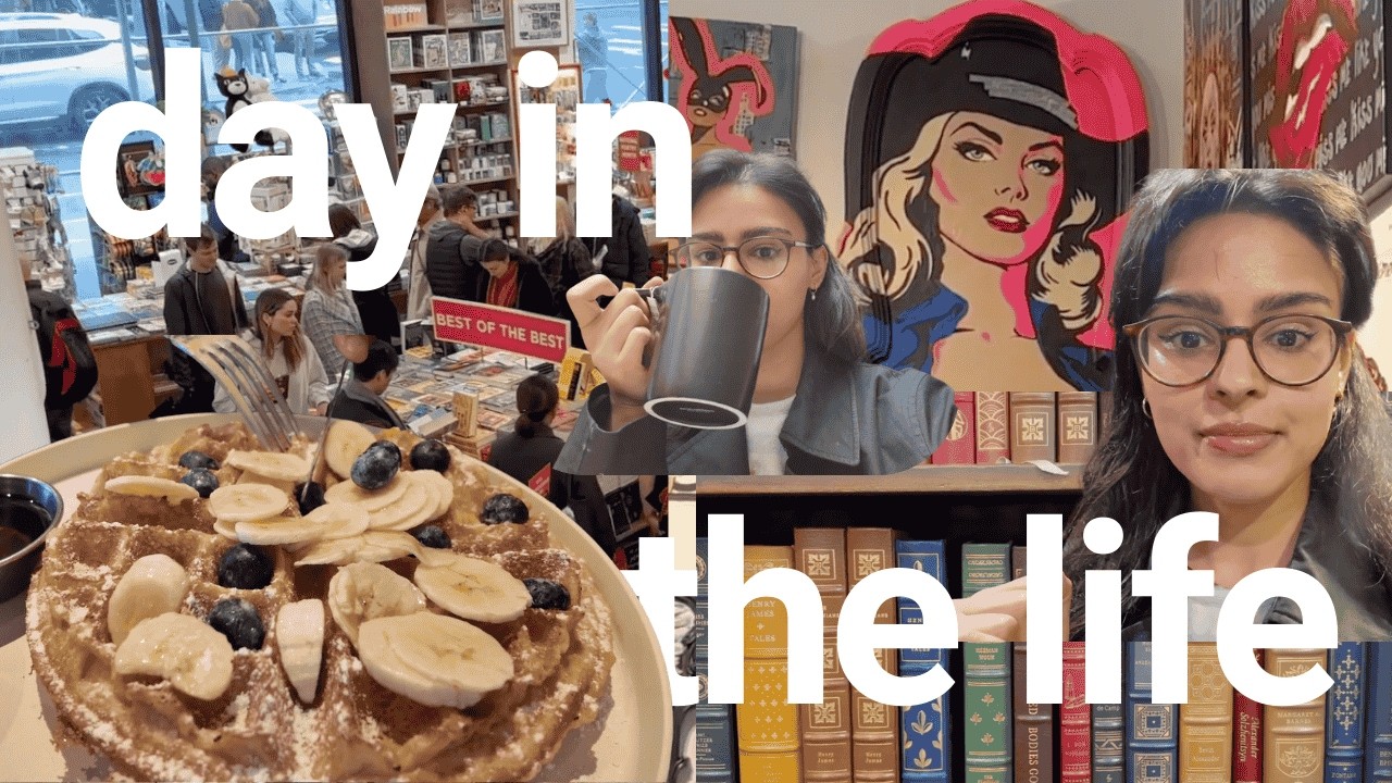 NYC VLOG 🧇 📚 | solo waffle brunch, exploring chelsea & art expo