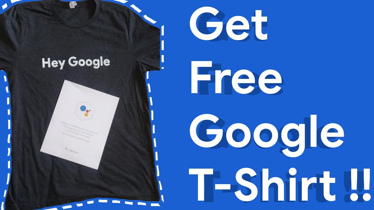 Get T-Shirt from Google | Actions on Google Tutorial - YouTube