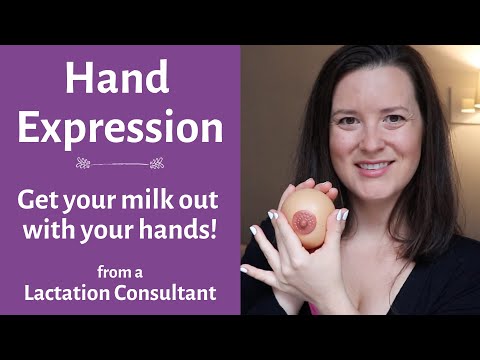 How to express breast milk without a pump | Hand Expression for breastfeeding