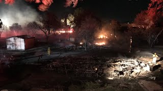 Fire destroys about 30 structures at mobile home park in Sacramento County