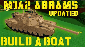 M1A2 Abrams Tank | Build a Boat for Treasure