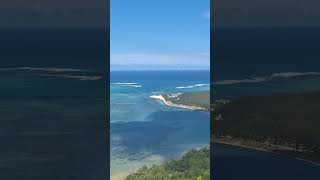 Mauritius - Seaview from Le Morne Brabant Viewpoint #mauritius  #mauritiusvisit 💙🩵🤍