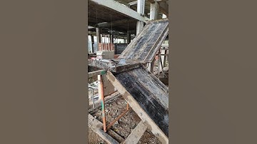 cách ghép cốt pha cầu thang chiếu nghỉ ba vế