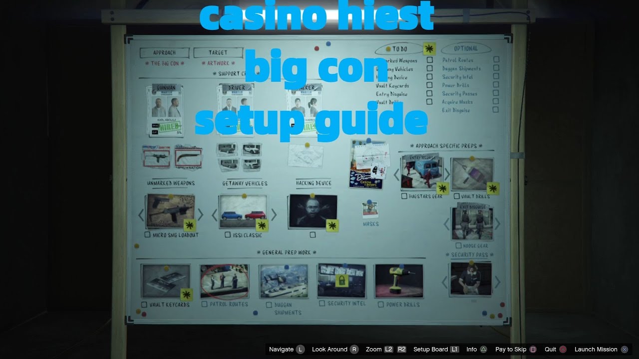 gta v online casino heist setup guide (big con) YouTube