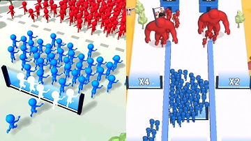 Mob Control Gameplay Android iOS Games #3 #mobcontrol #newgame #counting #mob #war #wargaming