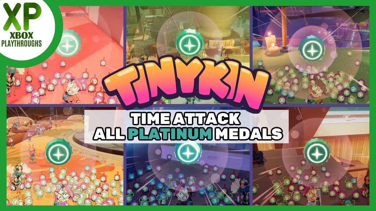 Tinykin | Time Attack All Platinum Medals