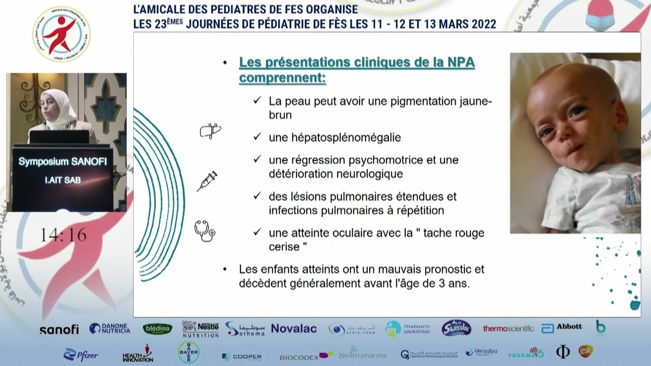 symposium: Maladie de Niemann-Pick: symptomes et diagnostic : Pr. I. AIT SAB