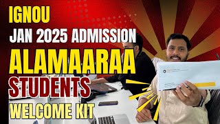 Ignou Welcome Kit | Jan 2025 Admission | Alamaaraa Admission