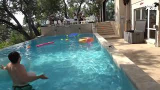 Brit pushes Erobb into the pool Wealth