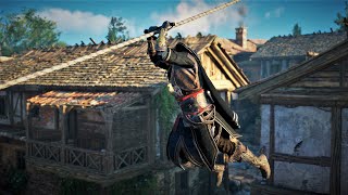 Assassins Creed Valhalla The Siege Of Paris Parkour Free Roam Exploring Paris