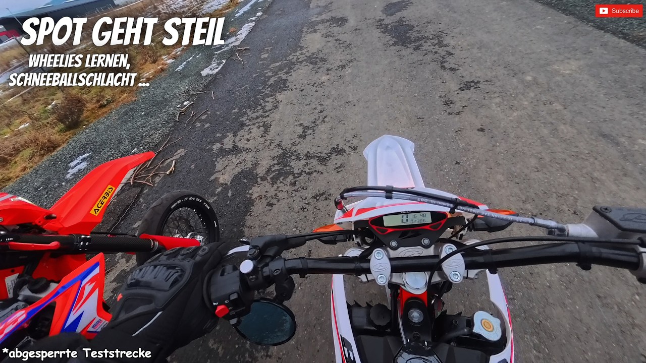 Spot geht steil | Wheelies lernen und Schneeballschlacht...