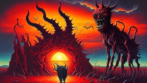 [GPT3 & Stable Diffusion 2.1 Animation] Hauntingly Realistic  Surrealistic  Nightmarish  Bloodred Sk