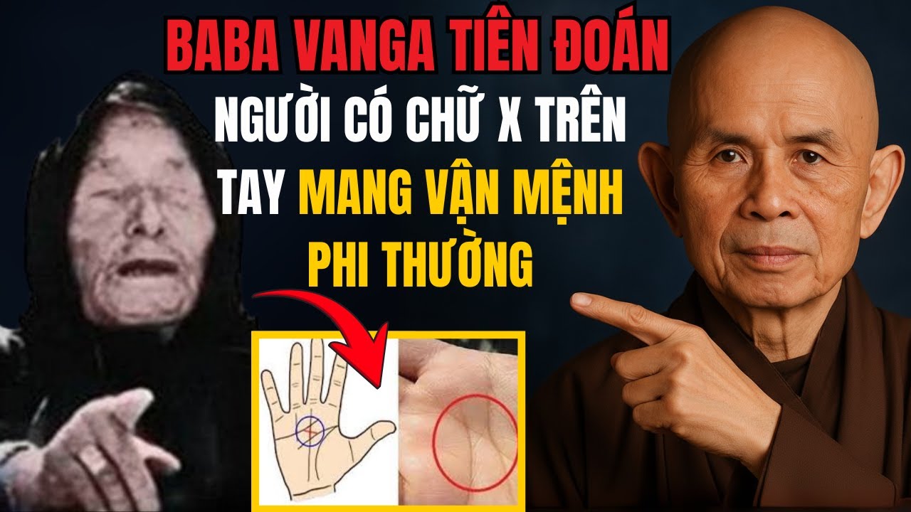 Nếu Tay Bạn Có Chữ X – Baba Vanga Nói Bạn Không Phải Người Bình Thường!