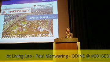 IoT Living Lab - Paul Manwaring ODINE @ #2016EDF