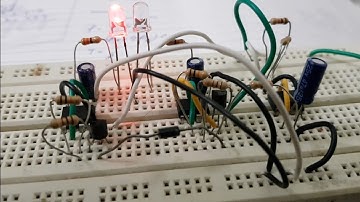 DIY Cascading timer 555 ic | custom blinking led | hazards lights |with explanation|