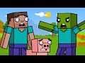 Survival & The Zombie | Block Squad (Minecraft Animation)