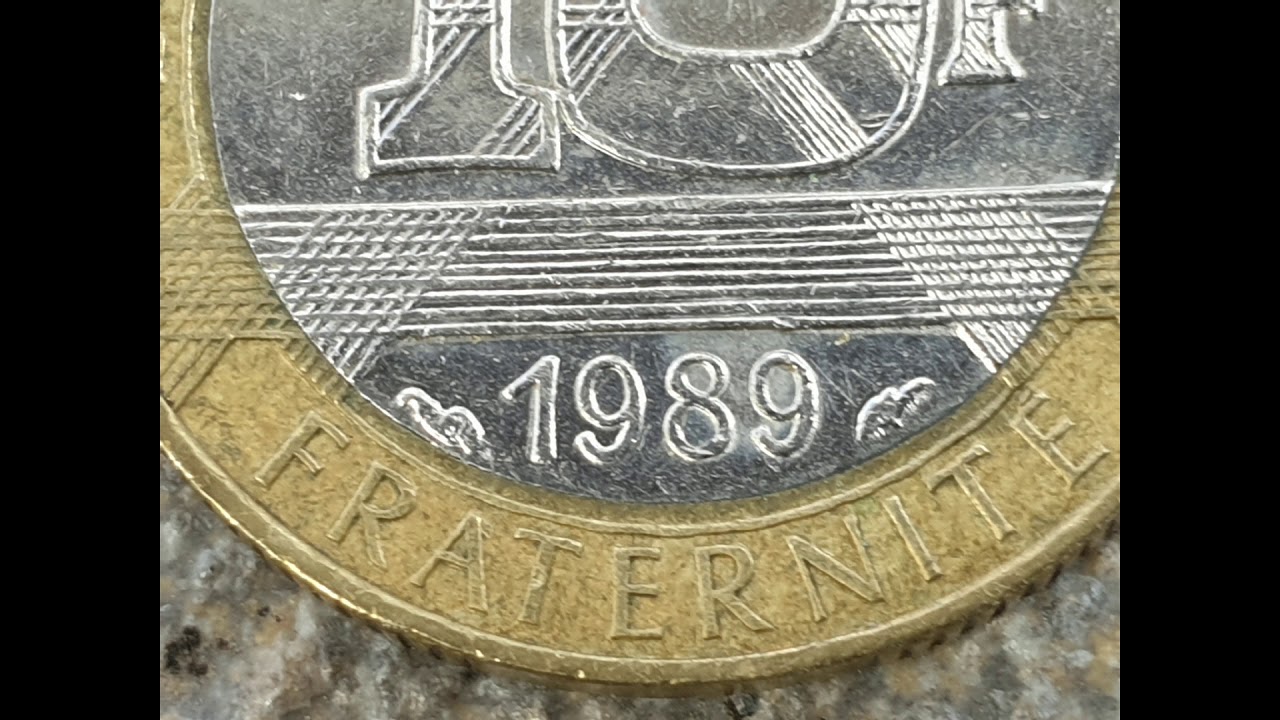 Pièce 10 Francs 1989 - Collection - Monnaie - (1 pièce) Vintage - YouTube