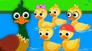 five little ducks by mr fruits and nursery rhymes for toddlers