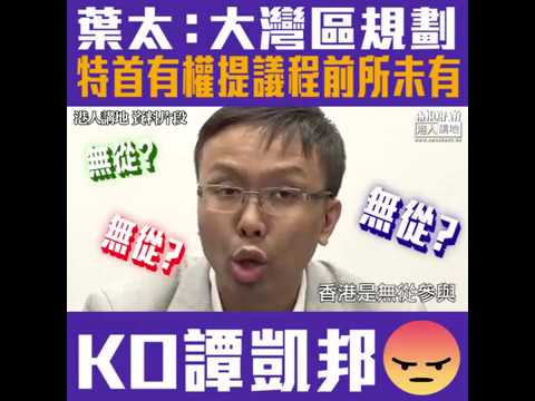 【短片】【灣區融合，香港佔大大份！】葉劉淑儀：不能說港人沒有參與、特首可提出議程提交文件是前所未有