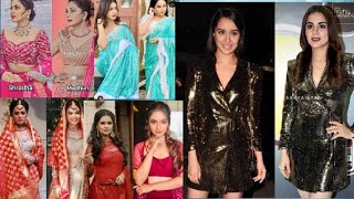 TV Actress💃😍 same colour dress collection|| new video Popular TV Actress And Bollywood actress💫👰||