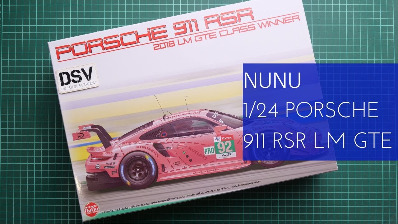 Nunu Models 1/24 Porsche 911 RSR 2018 LM GTE Winner (23) Review 