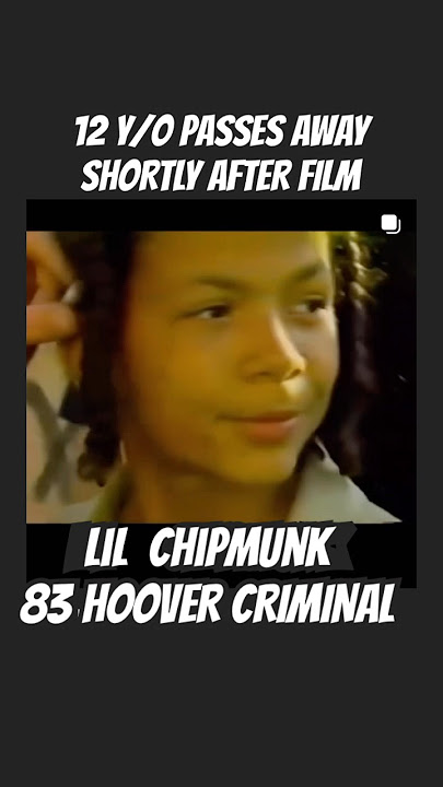 83 Hoover Criminal Chipmunk| Shortly Passed After this Film