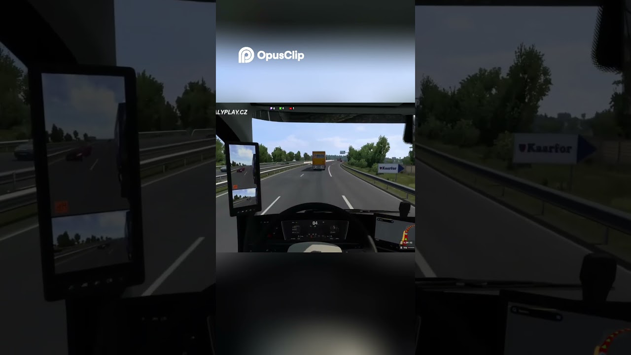 🚛 VZAL JSEM S SEBOU SVODIDLA! 😂 | ETS2 CZ #shorts