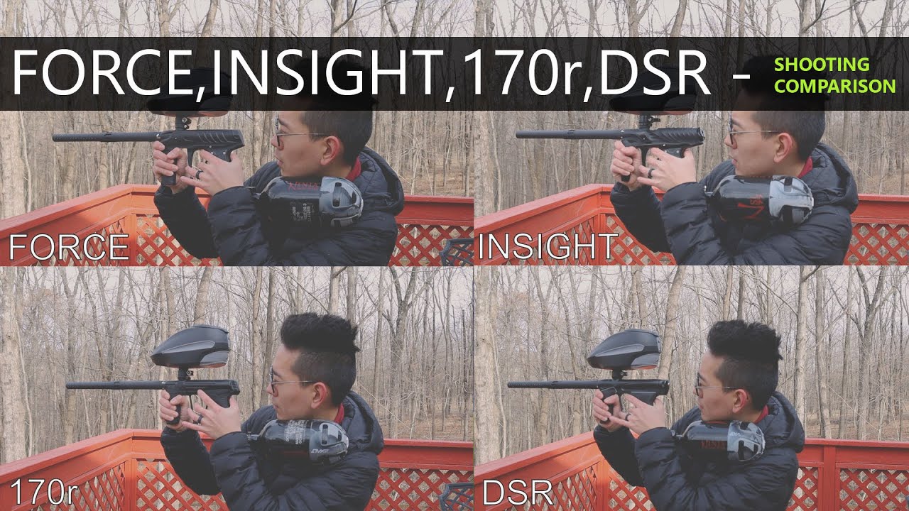 Force, Insight, 170R, DSR | Shooting Comparison - YouTube