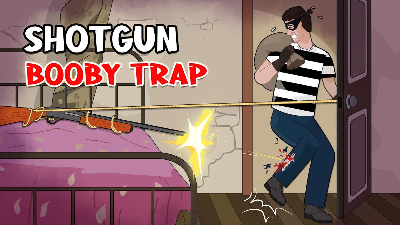 ⁣Shotgun Boobytrap that got House Owners SUED by Burglars