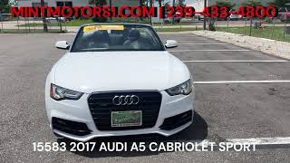 2017 Audi A5 Cabriolet Sport | Best Pre-Owned Convertibles at Mint Motors screenshot 3