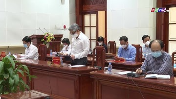 Tiền Giang họp trực tuyến 3 cấp về công tác phòng chống dịch bệnh  covid-19