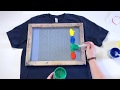 Screen Printing a Color Blend using Vinyl