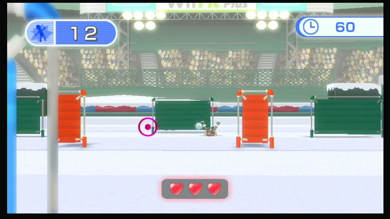 Wii Fit Plus - Snowball Fight (Beginner Mode)