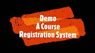 [DEMO] CSC10002-Programming Techniques-Final Project-A Course Registration System