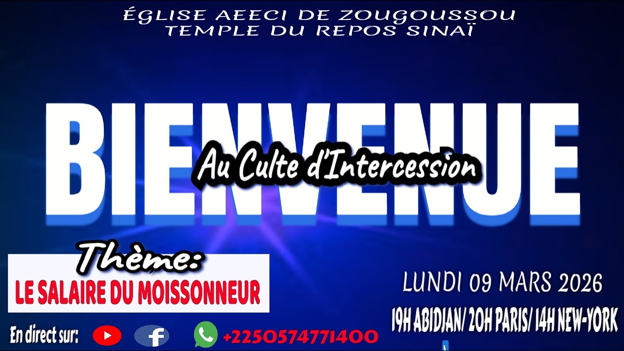 LE SALAIRE DU MOISSONNEUR PAR PROPHETE ELIE KOFFI