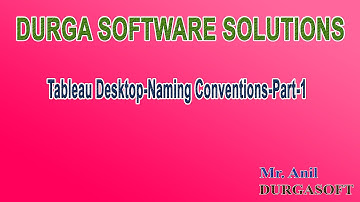 Tableau Desktop Naming Conventions Part 1
