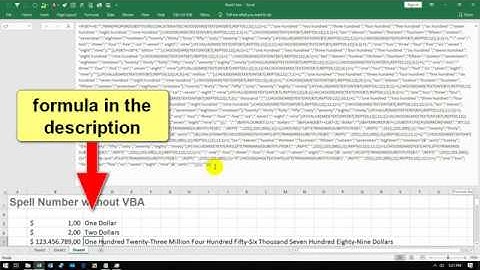 Spell Number in Excel without VBA - AzchanneL